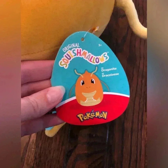 Original Squishmallows x Pokémon 10” Dragonite Plush - BRAND NEW! - Picture 4 of 11